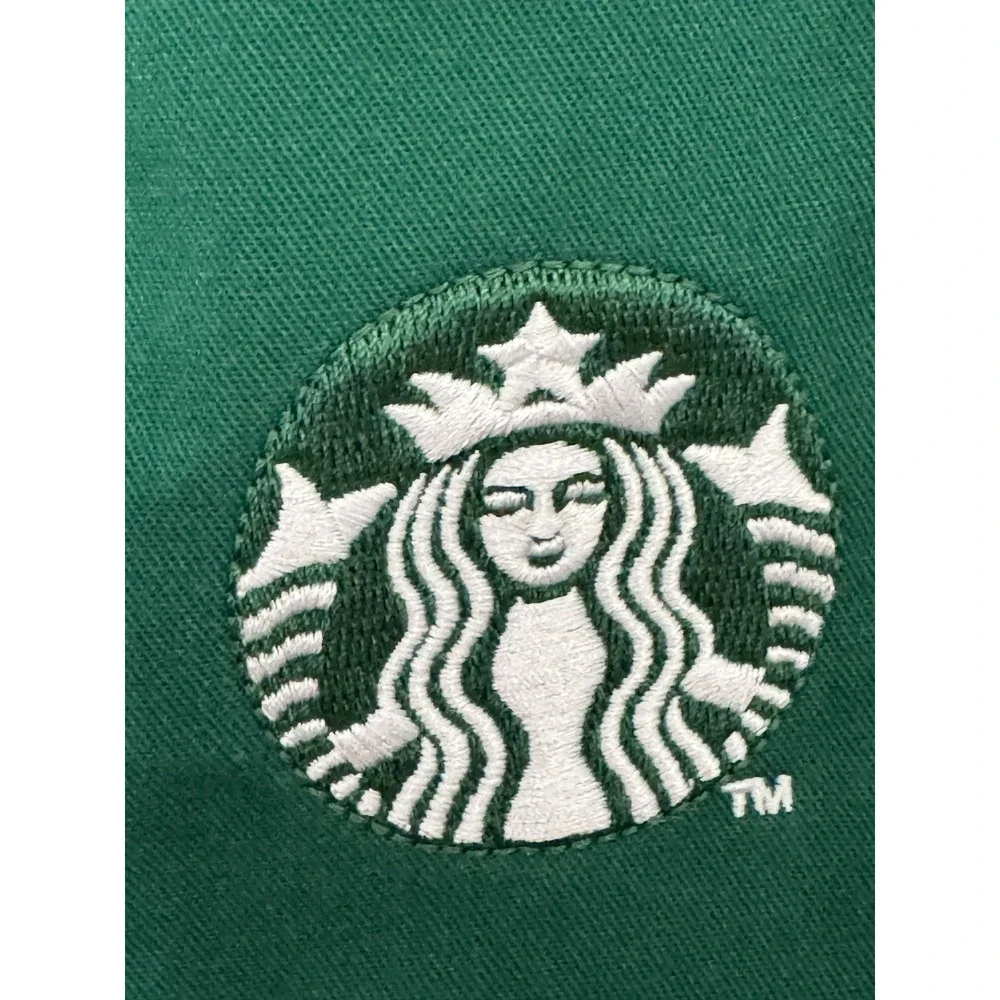 Starbucks Green Apron Unisex Barista Workwear Uniform Cute Coffee Gorpcore